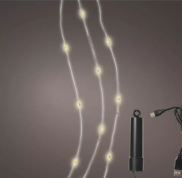 Micro LED Duracharge Twinkle Effekt 8 Funktionen o