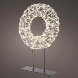 Micro LED Kranz auf Ständer outdoor