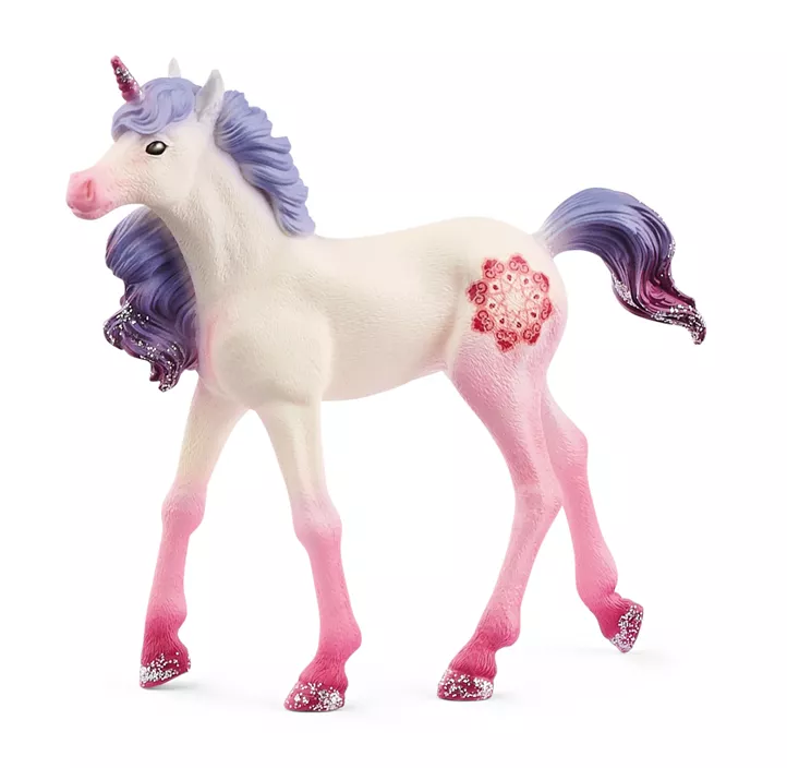Mandala Einhorn Fohlen