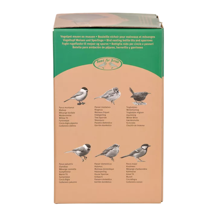 Vogeltopf Flasche - Nistkasten