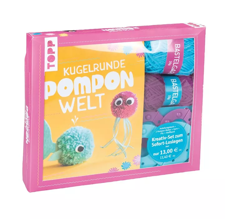 Kreativ-Set Kugelrunde Pompon-Welt