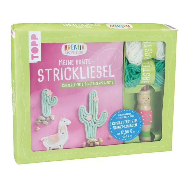 Kreativ-Set Meine bunte Strickliesel