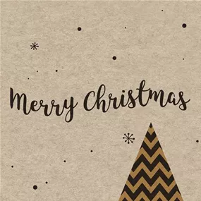 Serviette Zic-Zac tree Serviette Zic-Zac tree