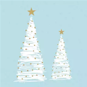 Serviette Elegant trees