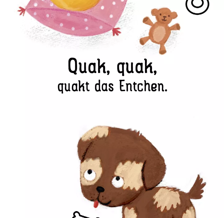 Rütteln, Schütteln, Hören - Tierkinder