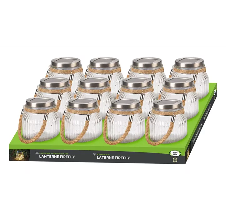 Solar Lichterkette Firefly im Glas