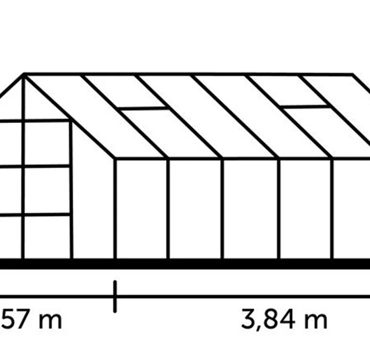 Altan 3 grün m/3 mm Blankglas