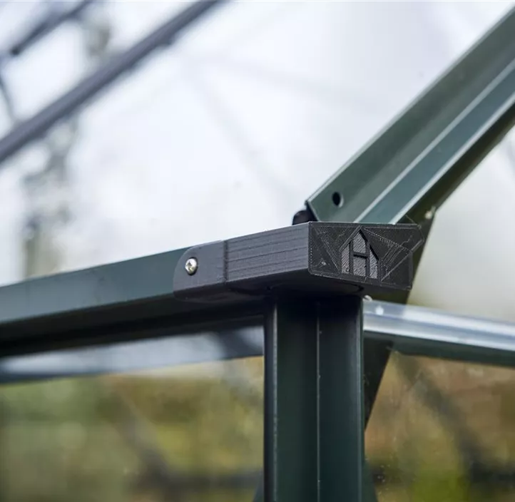 Garden Room grün m/3 mm Sicherheitsglas ohne Funda