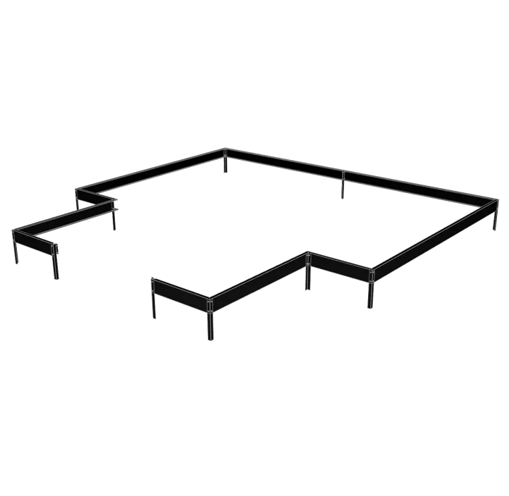 Fundament Garden Room - schwarz