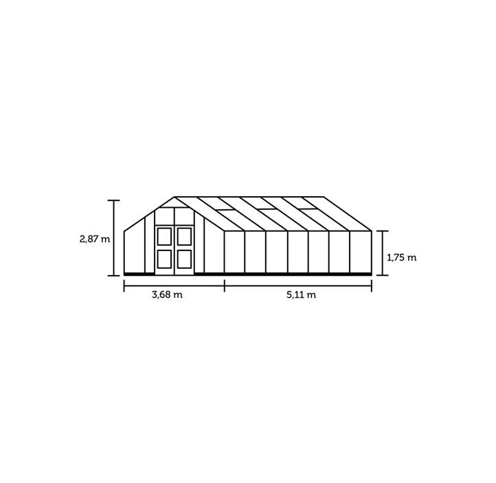 Juliana Gartner 18,8 m², anthrazit mit 3 mm Sicher