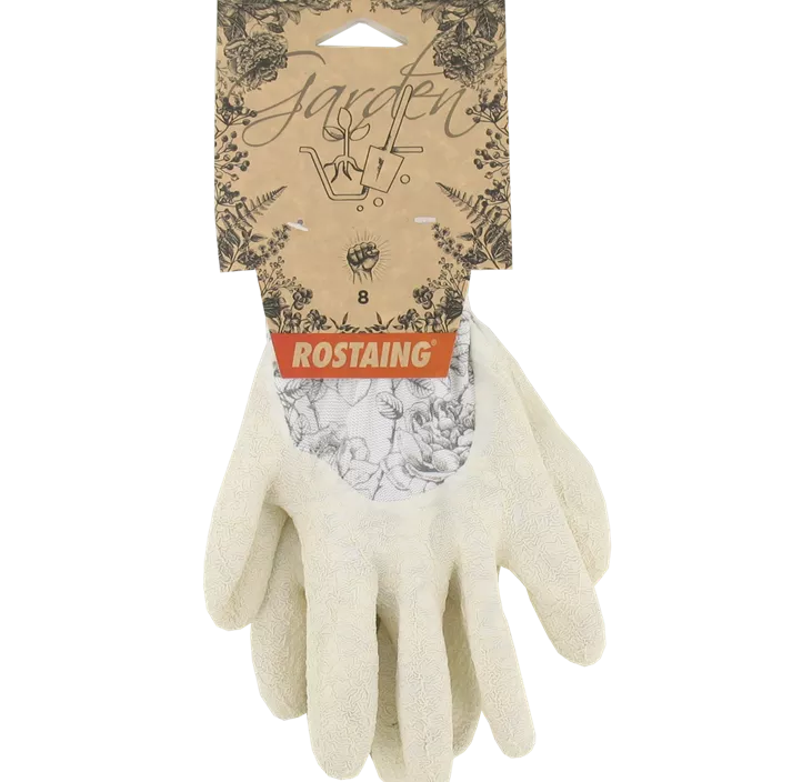 Handschuhe mit natürl. Latex Beschichtung Flower