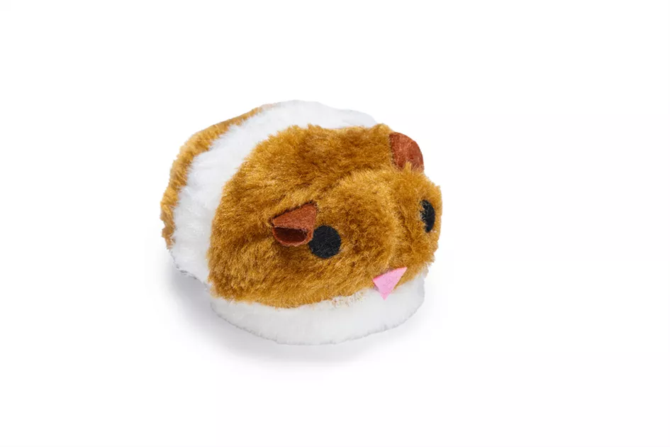 vibrating hamster toy 2025 New Design Pet Simulation Electric Hamster Prank Walking Ball  Vibrating Toy to Relieve Boredom Cat Toys main image 0