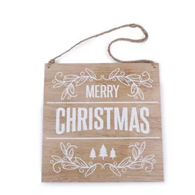 Schild zum Hängen mit Christmas Schriftzug
