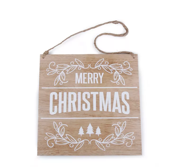 Schild zum Hängen mit Christmas Schriftzug