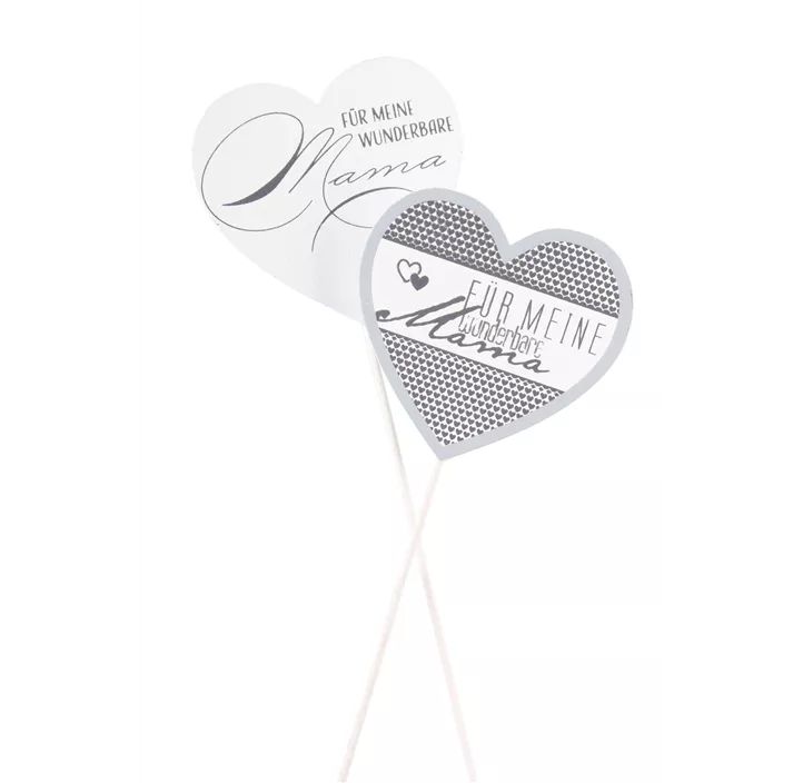 Stecker Herz Mama 2sortiert