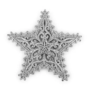 Glitterstern filigran 2er
