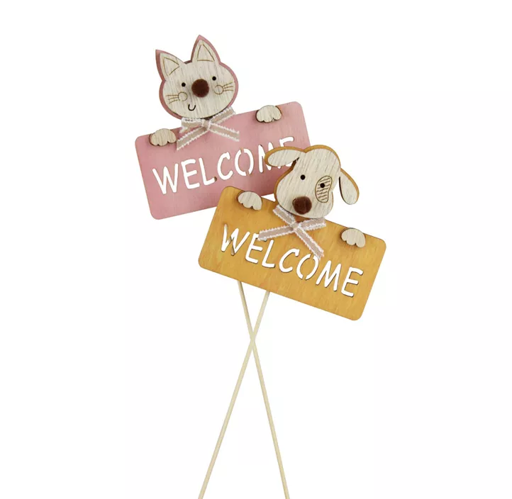 Stecker Welcome Katze & Hund