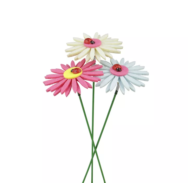 Stecker Blume 3sortiert