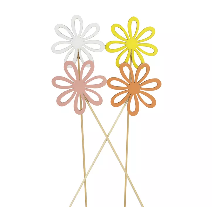 Stecker Blüte 4sortiert