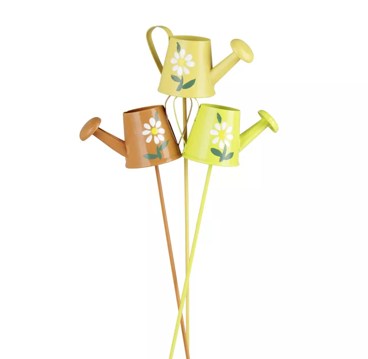 Stecker Gießkanne mit Blumenprint