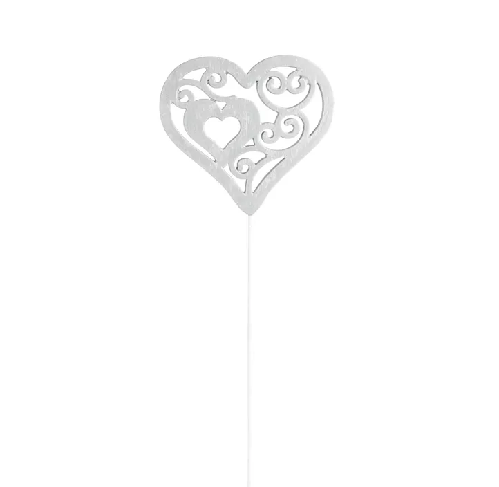 Stecker Herz mit Lasercut
