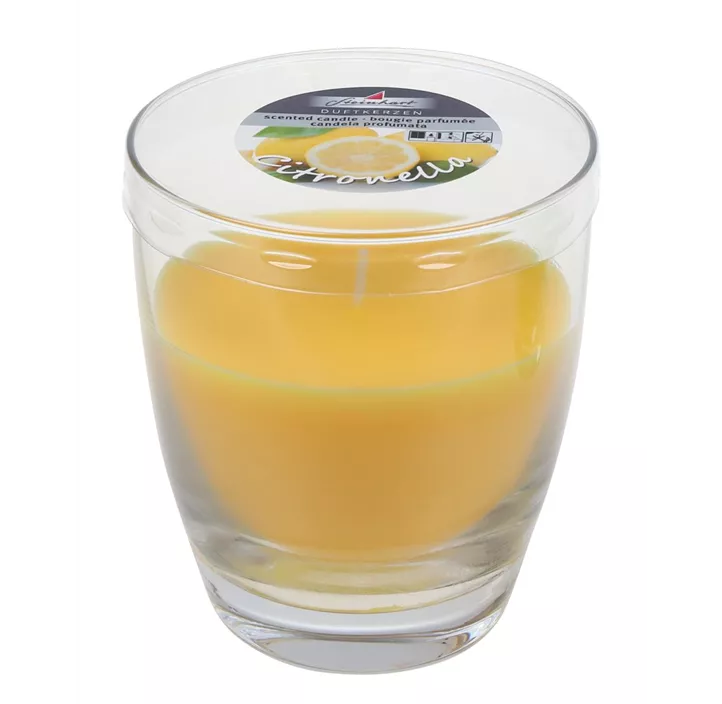 Glas bauchig Citronella