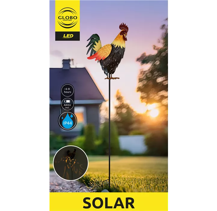 Solar-Steckleuchte Hahn