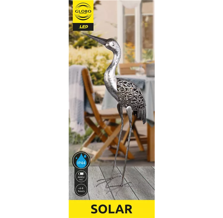 Solarleuchte Kranich