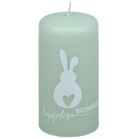 Stumpenkerze Hoppelige Ostern