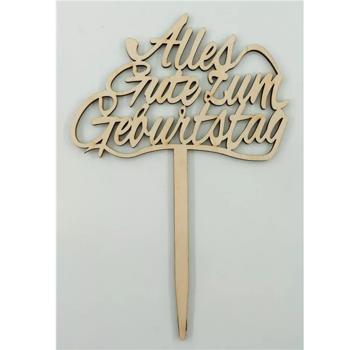 Holzstecker Spruch