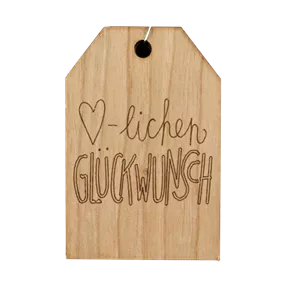 Holzgrusskarte