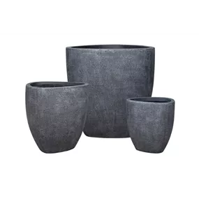 Kübel TRIANGLE RUSTIC BLACK (34x36) Kübel TRIANGLE RUSTIC BLACK (34x36)