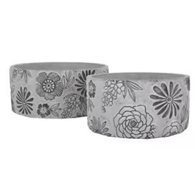 Schale Flower schwarz Schale Flower schwarz