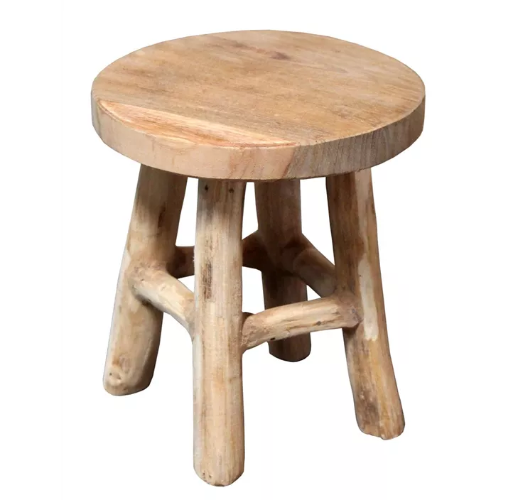 Pflanzhocker Teakholz