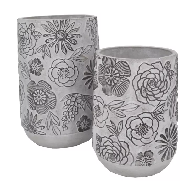 Vase Flower schwarz