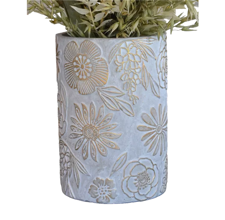 Vase Flower gold