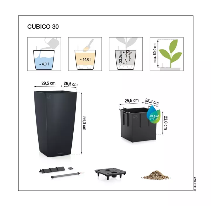 Lechuza Cubico Color Komplettset
