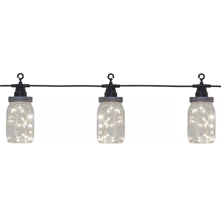 LED-Party-Kette mit Gläsern Circus Bottle, IP44