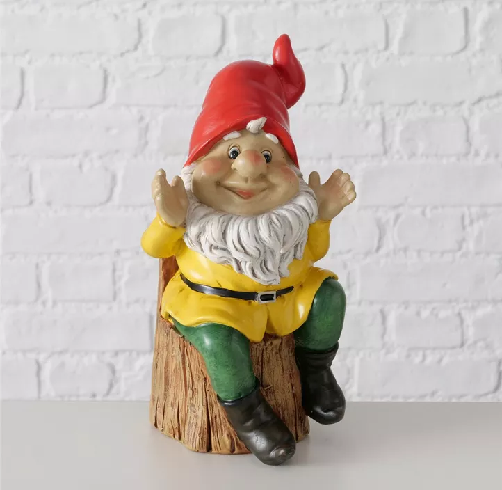 Figur Zwerg Paulino, 2fach sort.