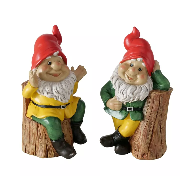 Figur Zwerg Paulino, 2fach sort.
