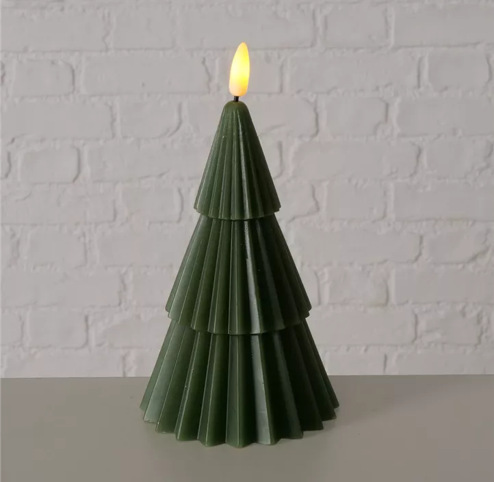 LED-Kerze Tannenbaum, 3sort.
