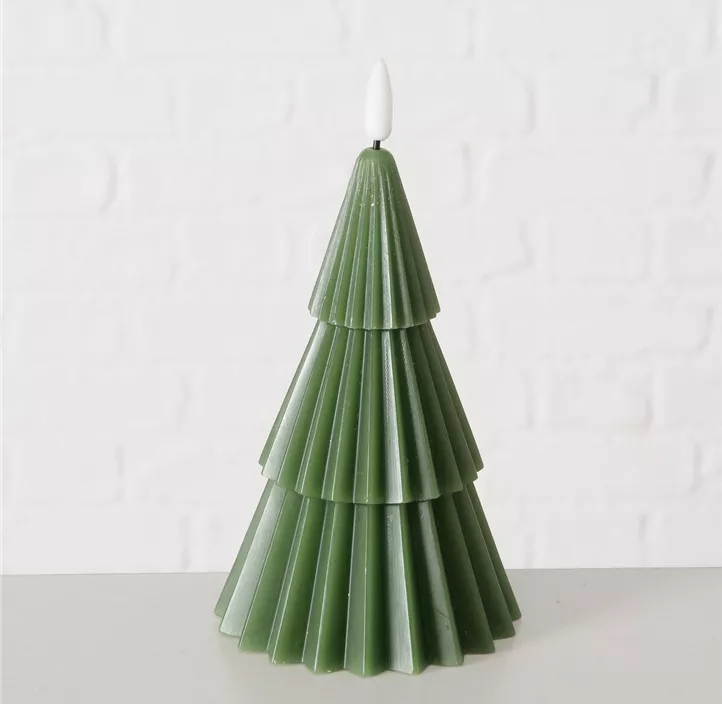 LED-Kerze Tannenbaum, 3sort.