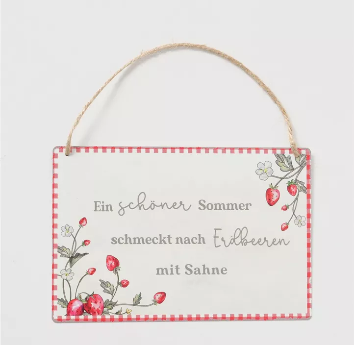 Schild Emily Erdbeere