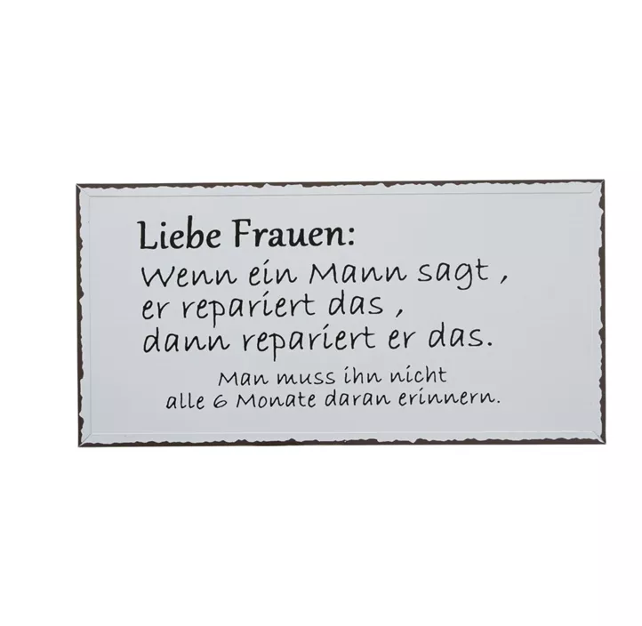 Schild Emma 4 3fach sortiert