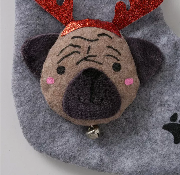Weihnachtssocke Hund Barney
