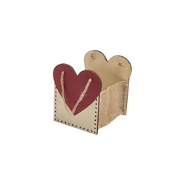Holz Herztasche