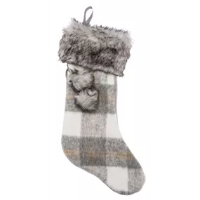 Stoffstiefel kariert
