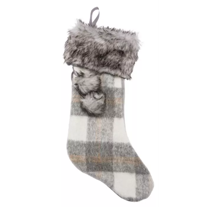 Stoffstiefel kariert