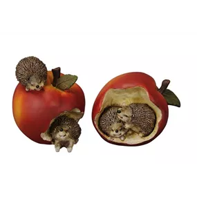 Apfel mit Igel