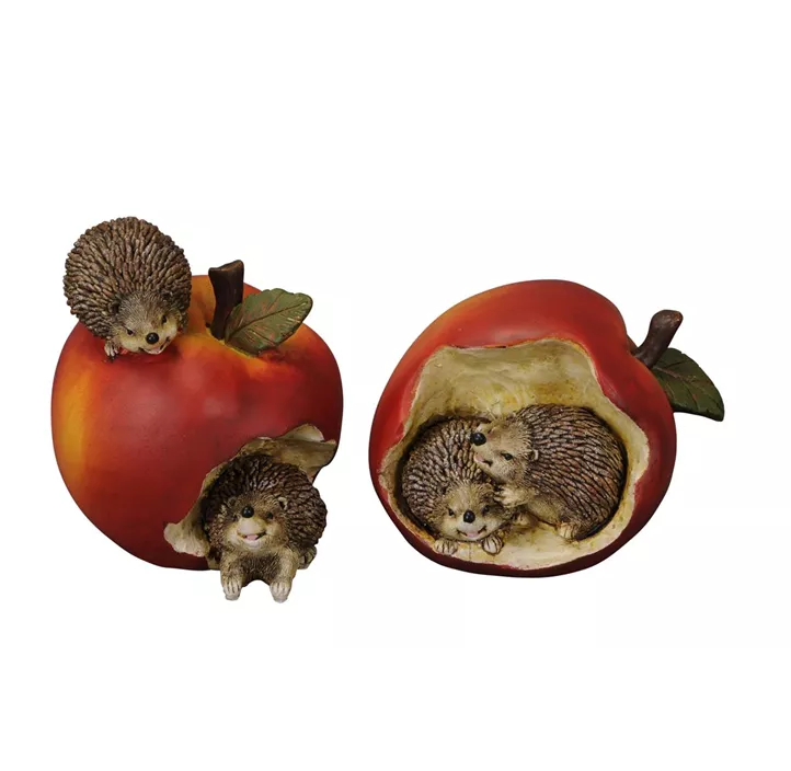 Apfel mit Igel